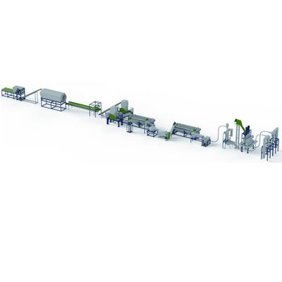 주문 플라스틱 세탁기 재활용 기계 자동 병 청소 기계 200kw online manufacture