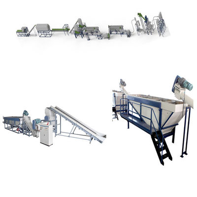 주문 HDPE 병 청소 기계 자동 플라스틱 병 분쇄기 재활용 online manufacture