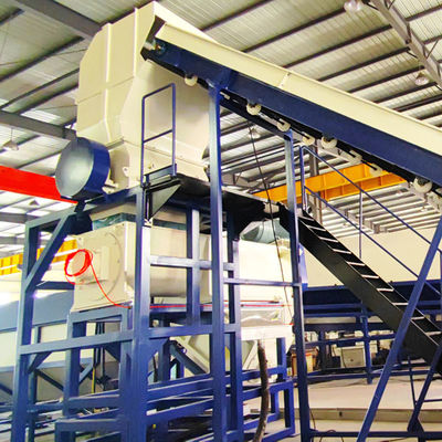 주문 500kg/H-1200kg/H HDPE 세탁 라인 플라스틱 병 분쇄 기계 PP PE 필름 online manufacture