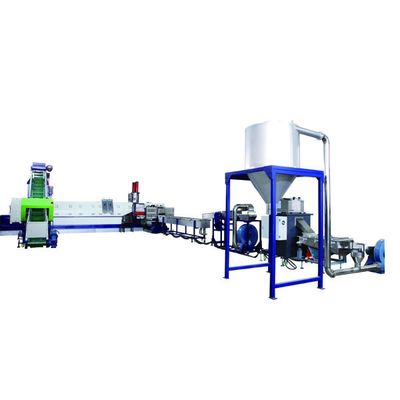 주문 Sj 시리즈 단일 나사 추출기 300kg/Hr 두 단계 재활용 기계 펠레팅 online manufacture