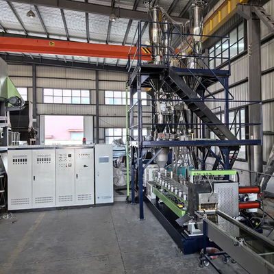 주문 코 로테이션 트윈 스크루 익스트루더 플라스틱 펠레팅 기계 콤파운딩 및 수정 online manufacture