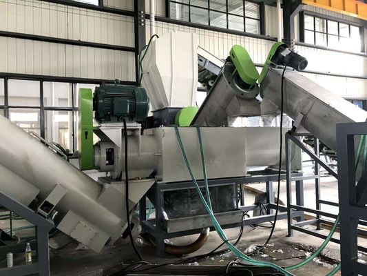 주문 2000kg/Hr Pe 필름 플라스틱 세탁 재활용 기계 사용자 정의 online manufacture