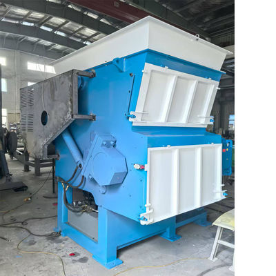 주문 HDPE PP Purge Shredder with 500kg per hour capacity featuring a heat-treated rotor and premium alloy steel blades for durable plastic recycling online manufacture