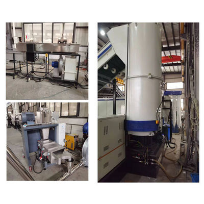 75 KW - 110kW 플라스틱 펠레티제 재활용 기계 자동 물 냉각 방법