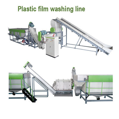 2000kg/S 플라스틱 필름 세탁기 Grad 95 / 98 Ldpe 필름 재활용 라인