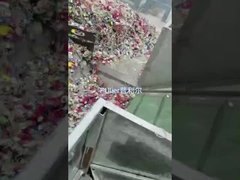 500-3000kg/H 우유 병 세탁기 중심 건조 폐기물 플라스틱 병 재활용 기계