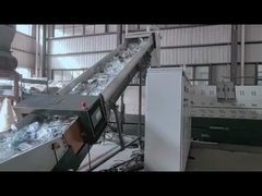 가중 인쇄 된 BOPP 플라스틱 필름 듀플 스테이지 싱글 스크루 추출기 재활용 추출기 기계